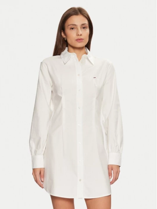 Obrázek produktu Tommy Jeans Košilové šaty DW0DW20471 Bílá Regular Fit