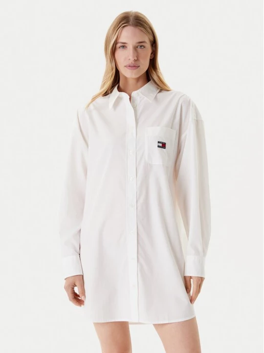 Obrázek produktu Tommy Jeans Košilové šaty DW0DW21122 Bílá Relaxed Fit