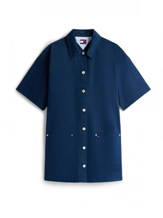 Obrázek produktu Tommy Jeans Košilové šaty marine modrá