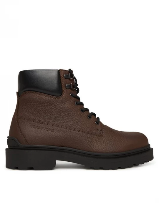 Obrázek produktu Tommy Jeans Kotníková obuv Tjm Lace Up Boot Leather EM0EM01629 Hnědá