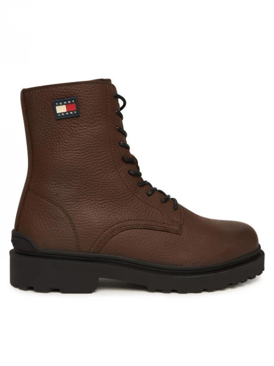 Obrázek produktu Tommy Jeans Kotníková obuv Tjm Lace Up Tumbled High EM0EM01631 Hnědá