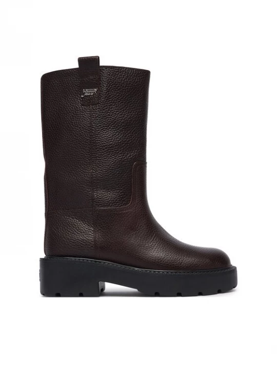 Obrázek produktu Tommy Jeans Kozačky Tjw Tubular Mid Boots EN0EN03111 Tmavě hnědá