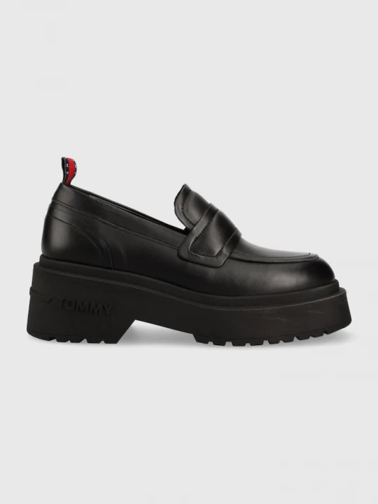 Obrázek produktu Tommy Jeans Kožené mokasíny Tommy Jeans TJW AVA LOAFER černá