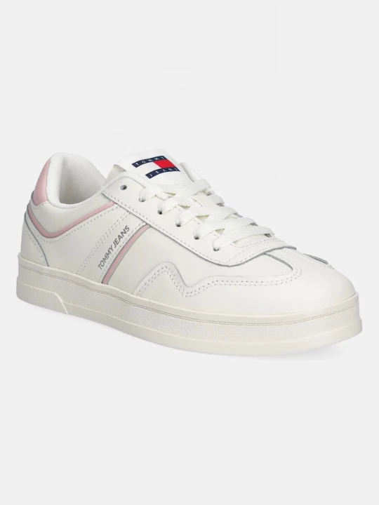 Obrázek produktu Tommy Jeans Kožené sneakers boty Tommy Jeans THE GREENWICH LEATHER béžová