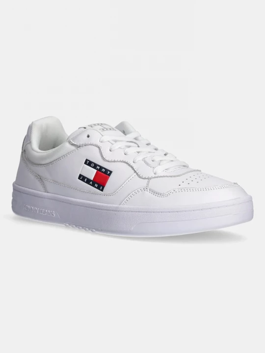 Obrázek produktu Tommy Jeans Kožené sneakers boty Tommy Jeans TJM CUPSOLE LEATHER ESS bílá