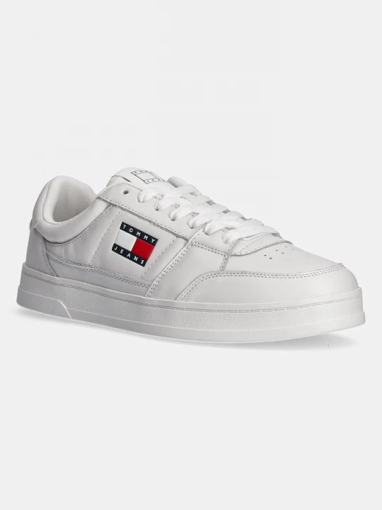 Obrázek produktu Tommy Jeans Kožené sneakers boty Tommy Jeans TJM THE GREENWICH NEW ESS bílá