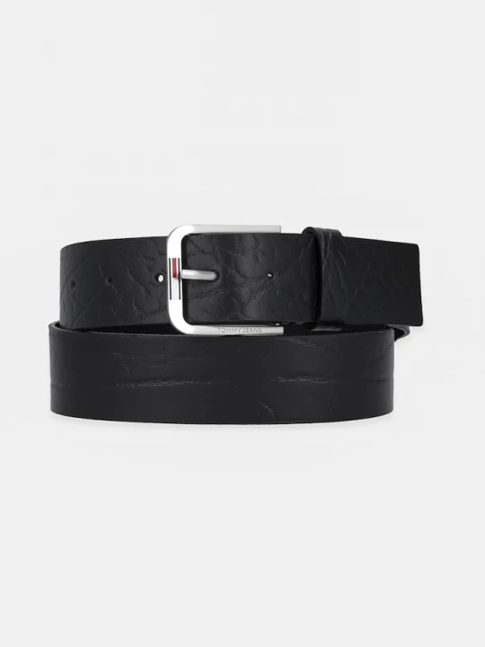 Obrázek produktu Tommy Jeans Kožený pásek Tommy Jeans černá
