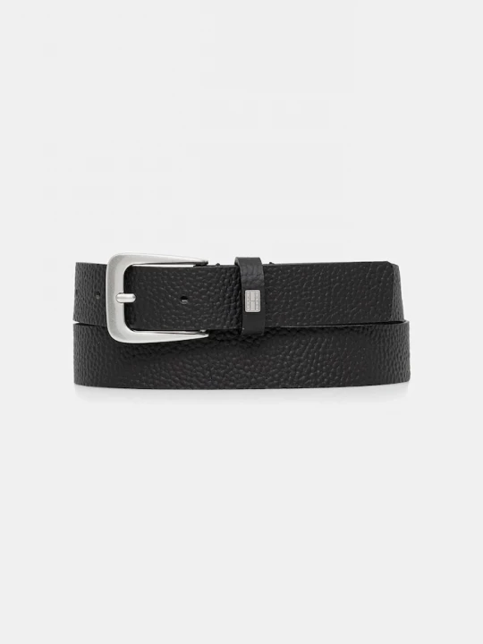 Obrázek produktu Tommy Jeans Kožený pásek Tommy Jeans černá