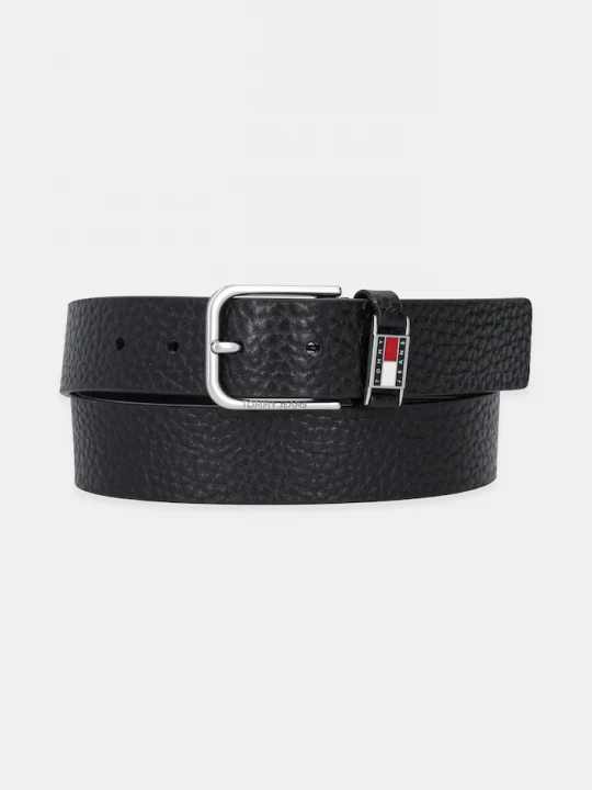 Obrázek produktu Tommy Jeans Kožený pásek Tommy Jeans černá