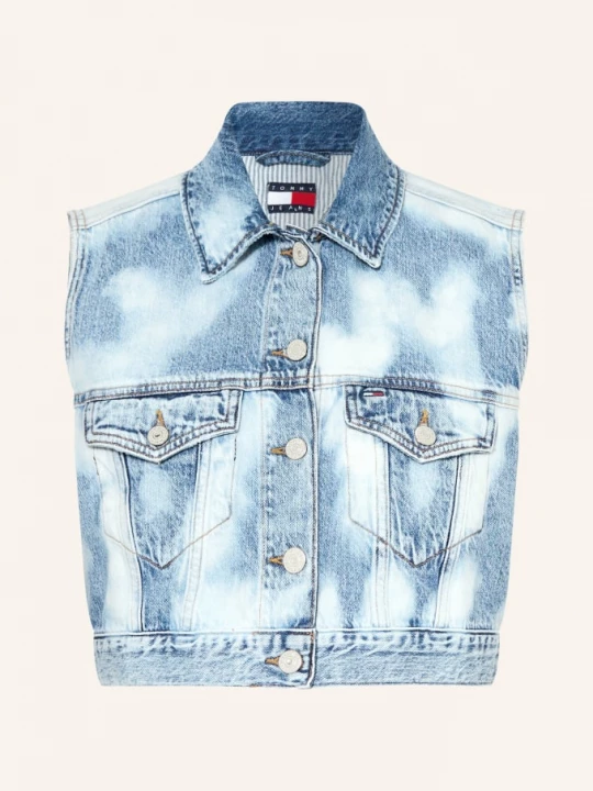 Obrázek produktu Tommy Jeans Krátká Džínová Vesta tmavě modrá