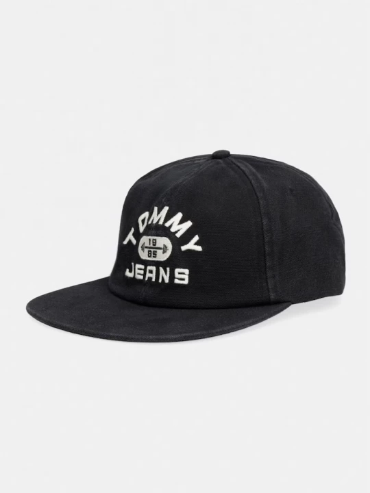 Obrázek produktu Tommy Jeans kšiltovka pánská bavlněná černá