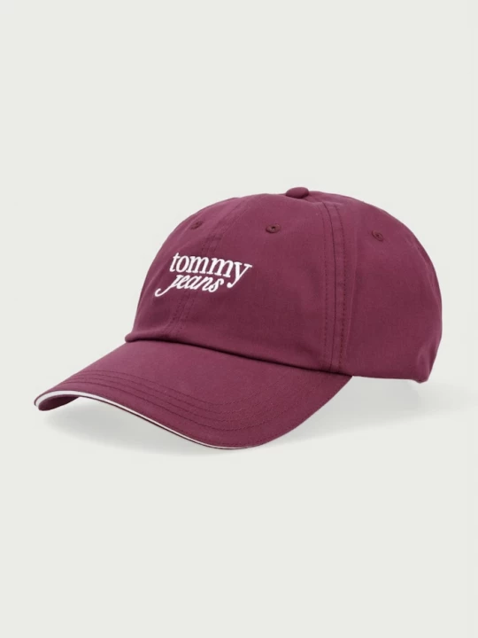 Obrázek produktu Tommy Jeans kšiltovka pánská bavlněná fialová