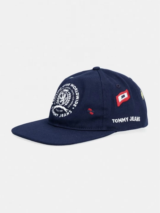 Obrázek produktu Tommy Jeans kšiltovka pánská bavlněná námořnická modř