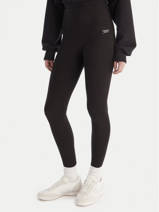 Obrázek produktu Tommy Jeans Legíny Silver Script DW0DW21830 Černá Slim Fit