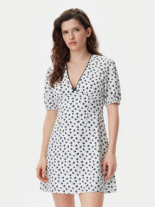 Obrázek produktu Tommy Jeans Letní šaty DW0DW20337 Écru Regular Fit Krémová