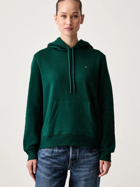 Obrázek produktu Tommy Jeans mikina dámská bavlnou zelená
