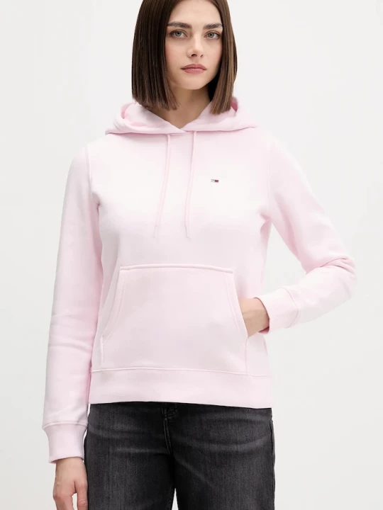 Obrázek produktu Tommy Jeans mikina dámská s bavlnou růžová