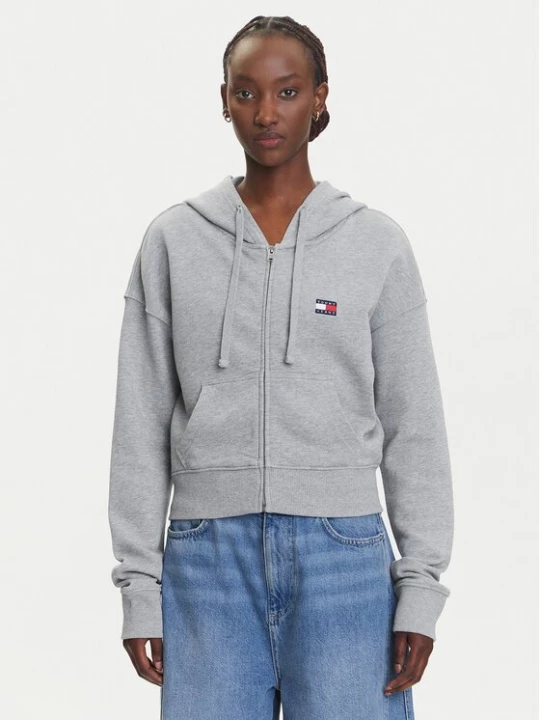 Obrázek produktu Tommy Jeans Mikina DW0DW21147 Šedá Boxy Fit