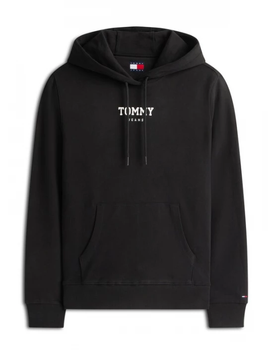 Obrázek produktu Tommy Jeans Mikina 'ESS' černá / bílá
