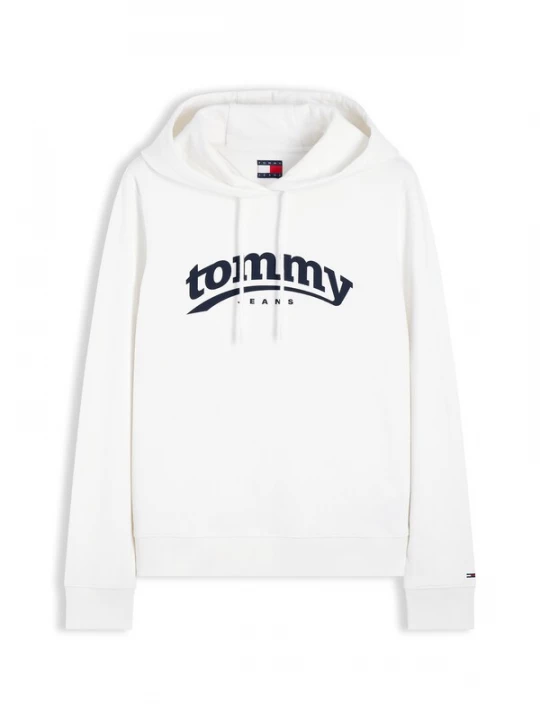 Obrázek produktu Tommy Jeans Mikina 'ESS' černá / bílá