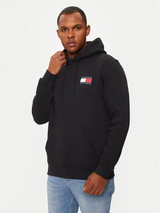 Obrázek produktu Tommy Jeans Mikina Essential DM0DM20738 Černá Regular Fit