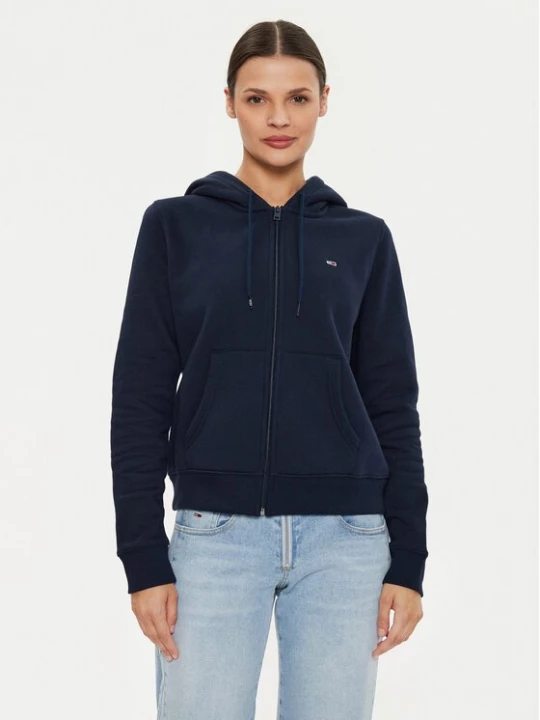 Obrázek produktu Tommy Jeans Mikina Flag DW0DW19729 Tmavomodrá Regular Fit