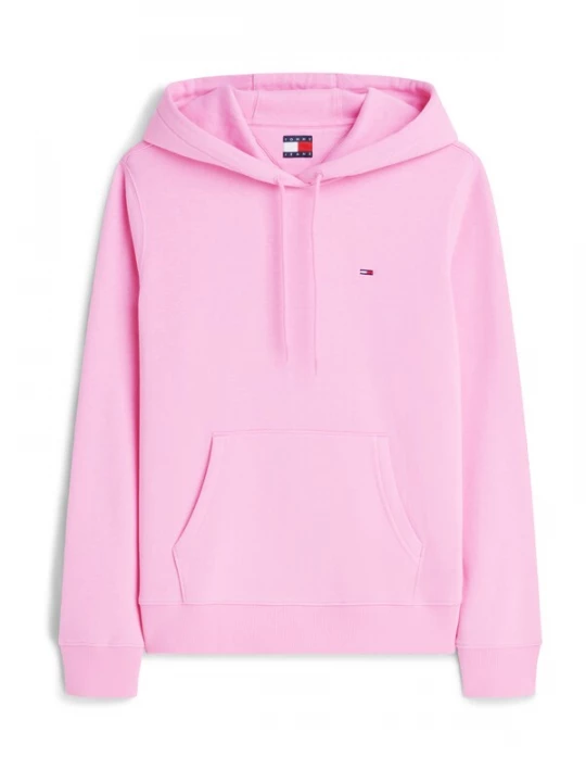 Obrázek produktu Tommy Jeans Mikina 'Flag Embroidery Drawstring' světle růžová