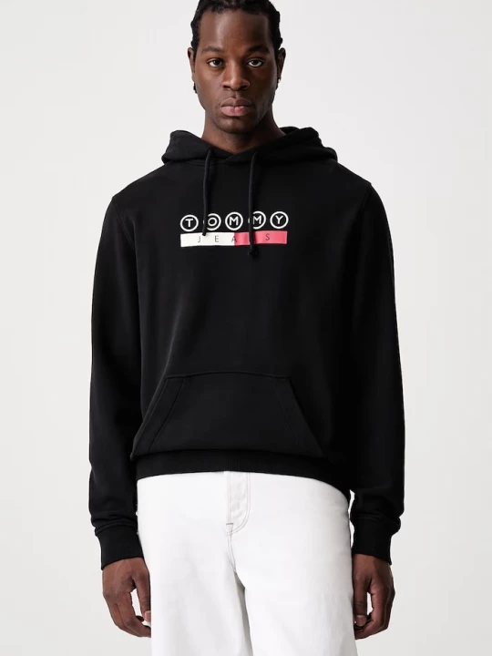 Obrázek produktu Tommy Jeans mikina kapucí pánská černá