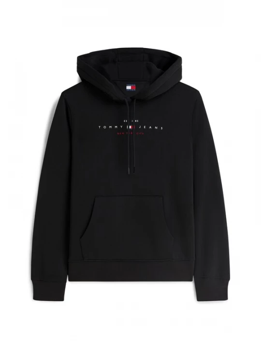 Obrázek produktu Tommy Jeans Mikina 'Logo Boxy' červená / černá / bílá