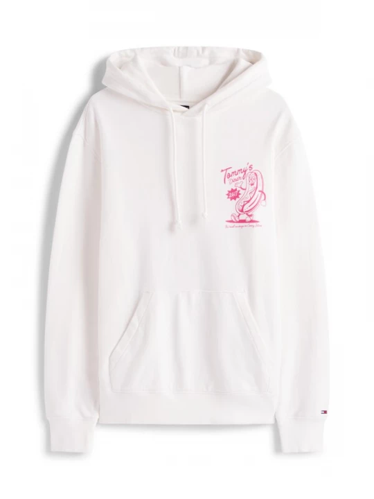 Obrázek produktu Tommy Jeans Mikina 'NOVELTY FAIR' růžová / bílá