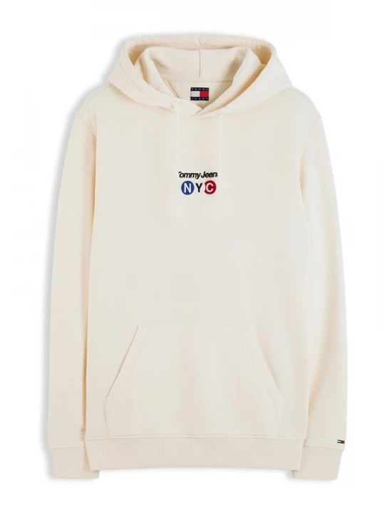 Obrázek produktu Tommy Jeans Mikina 'NYC' krémová / modrá / červená / černá