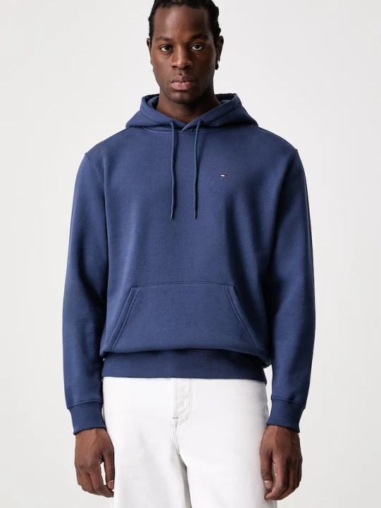 Obrázek produktu Tommy Jeans mikina s kapucí pánská s bavlnou námořnická modř