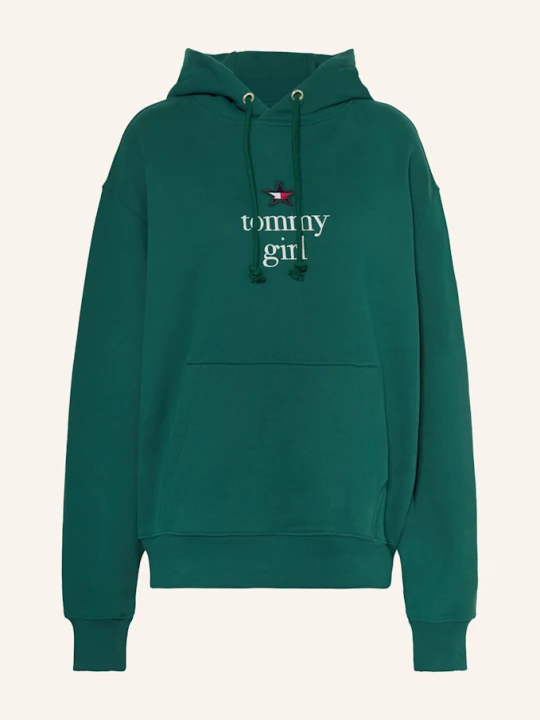 Obrázek produktu Tommy Jeans Mikina S Kapucí Tg Star tmavě zelená