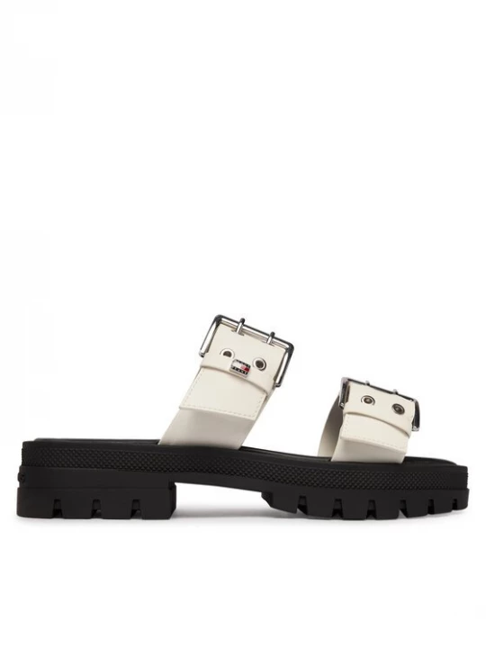 Obrázek produktu Tommy Jeans Nazouváky Tjw Buckle Straps Sandal EN02966 Écru Krémová