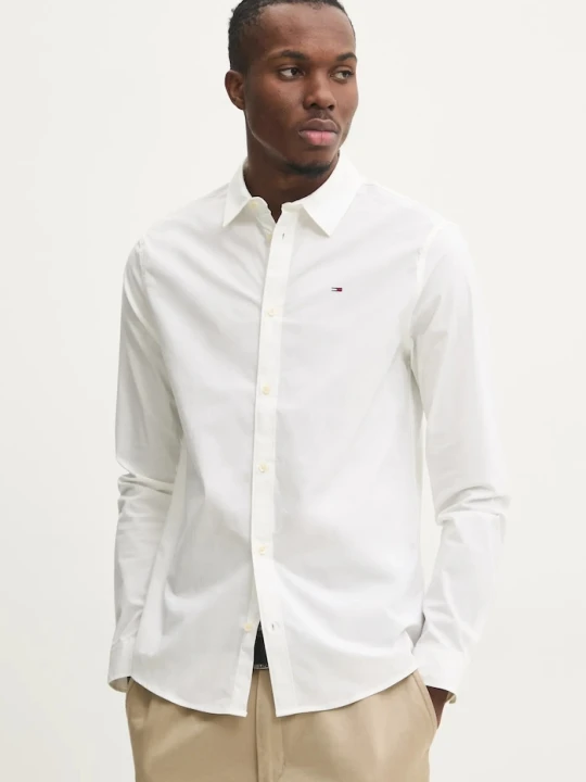 Obrázek produktu Tommy Jeans pánské bavlněné s elastanem bílá