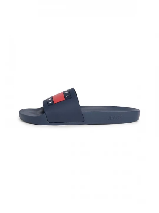 Obrázek produktu Tommy Jeans Pantofle 'Essential' marine modrá / ohnivá červená / bílá