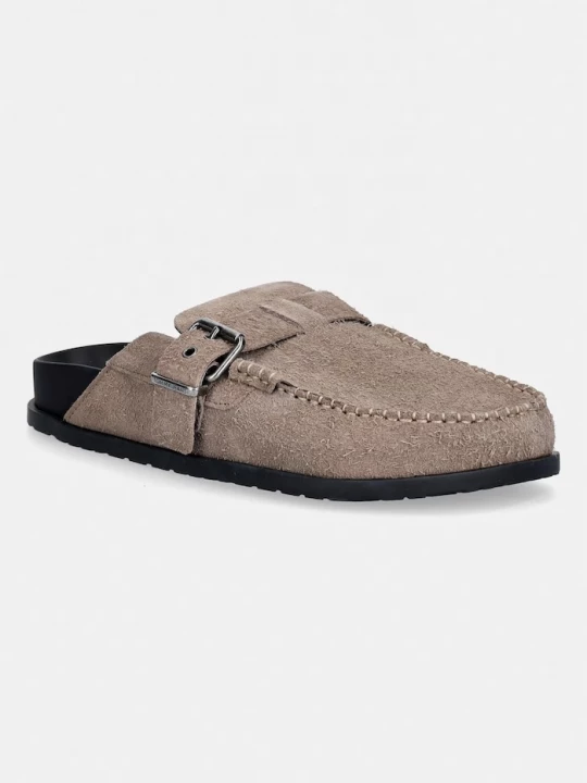 Obrázek produktu Tommy Jeans pantofle pánské semišové BIND MULE WASHED SUEDE béžová