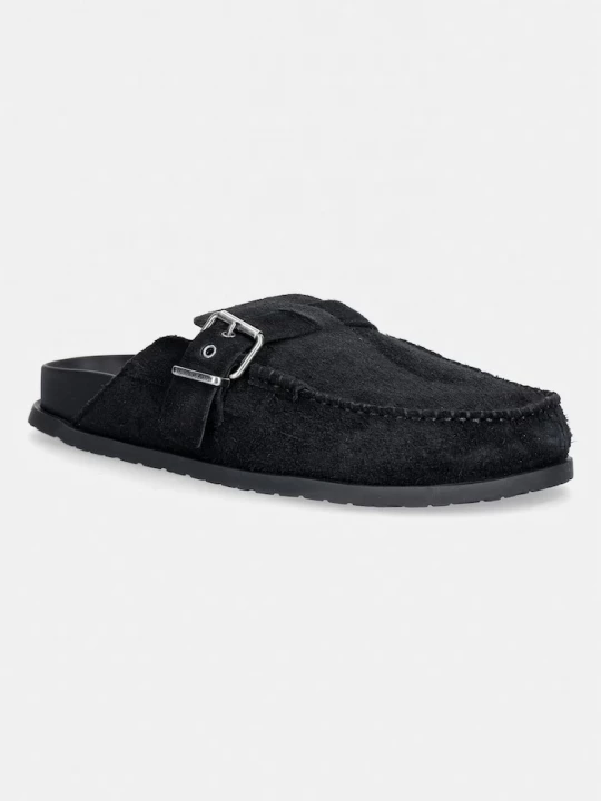 Obrázek produktu Tommy Jeans pantofle pánské semišové BIND MULE WASHED SUEDE černá