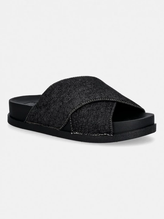 Obrázek produktu Tommy Jeans Pantofle Tommy Jeans TJW COMFORT SLIDES WASHED DENIM námořnická modř