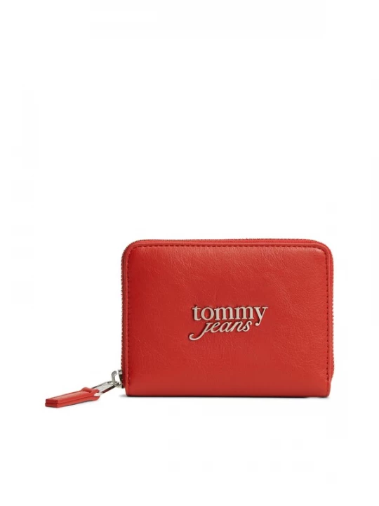 Obrázek produktu Tommy Jeans Peněženka 'Logo Plaque Zip-around' jasně červená