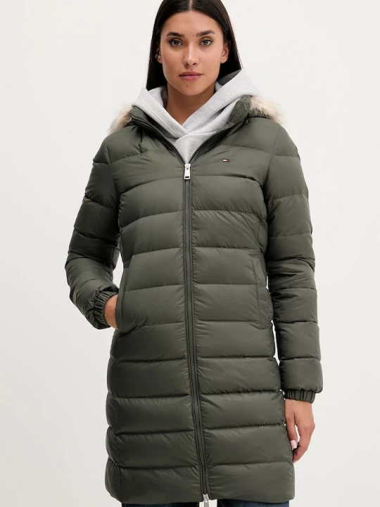 Obrázek produktu Tommy Jeans péřová bunda dámská zelená