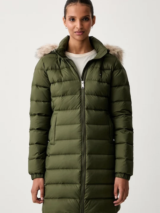 Obrázek produktu Tommy Jeans péřová bunda dámská zelená
