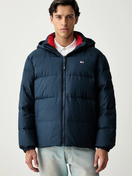 Obrázek produktu Tommy Jeans péřová bunda pánská námořnická modř