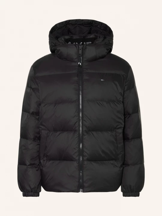 Obrázek produktu Tommy Jeans Péřová Bunda S Odnímatelnou Kapucí černá
