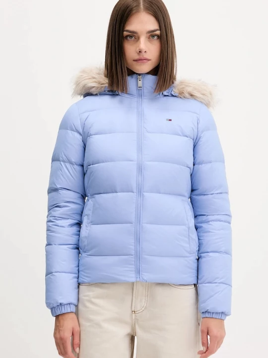 Obrázek produktu Tommy Jeans Péřová bunda Tommy Jeans fialová