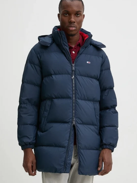Obrázek produktu Tommy Jeans Péřová bunda Tommy Jeans námořnická modř