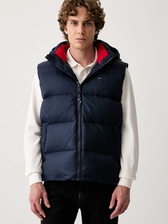 Obrázek produktu Tommy Jeans péřová vesta pánská námořnická modř