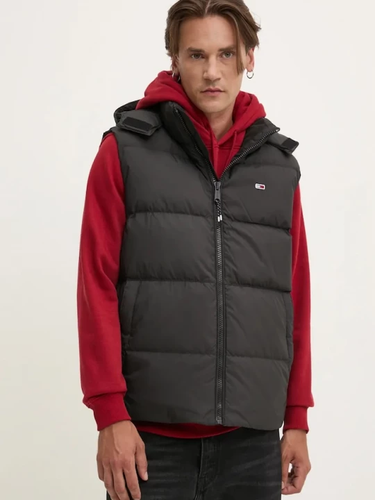 Obrázek produktu Tommy Jeans Péřová vesta Tommy Jeans černá