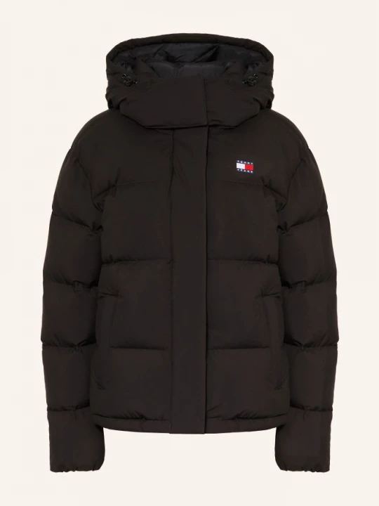 Obrázek produktu Tommy Jeans Péřové Bundy S Odnímatelnou Kapucí černá