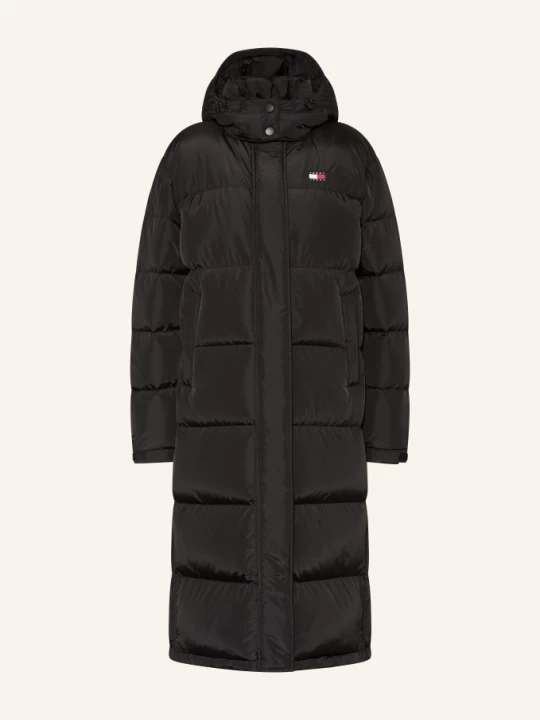 Obrázek produktu Tommy Jeans Péřový Kabát S Odnímatelnou Kapucí černá
